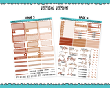 Vertical Trust the Timing Themed Planner Sticker Kit for Vertical Standard Size Planners or Inserts