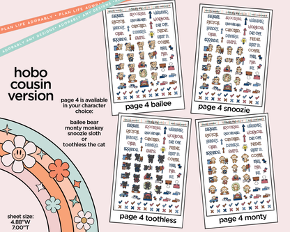 Hobonichi Cousin Weekly Utah is Naturally Beautiful Planner Sticker Kit for Hobo Cousin or Similar Planners (Copy)