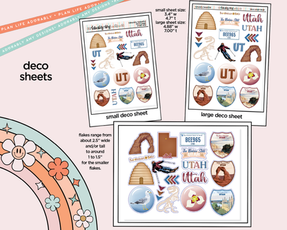 Utah is Naturally Beautiful Weekly Kit Deco Pages - All Sizes