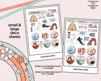 Utah is Naturally Beautiful Weekly Kit Deco Pages - All Sizes