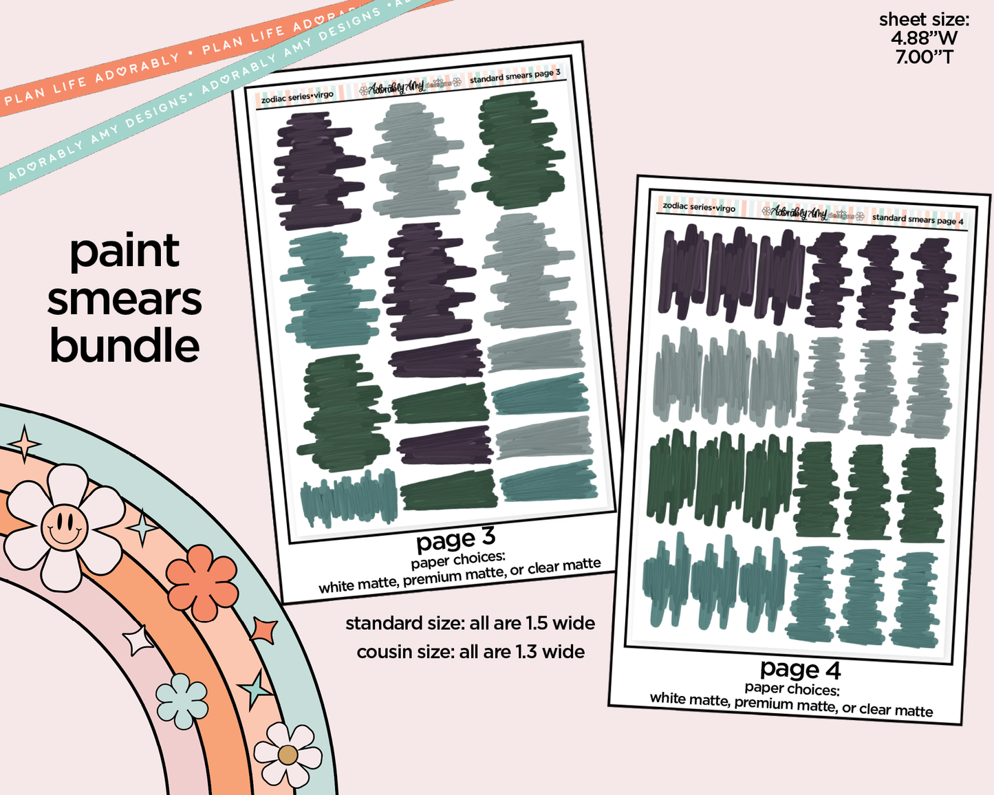 Zodiac Series - Virgo Limited Edition Paint Smears Bundle