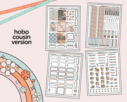 Hobonichi Cousin Weekly Welcome Fall Planner Sticker Kit for Hobo Cousin or Similar Planners