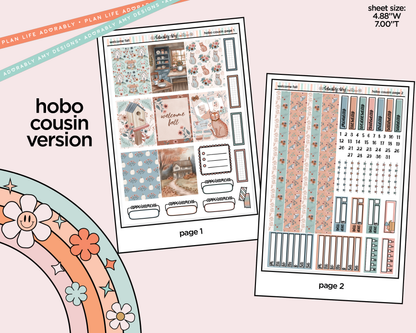 Hobonichi Cousin Weekly Welcome Fall Planner Sticker Kit for Hobo Cousin or Similar Planners