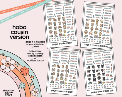 Hobonichi Cousin Weekly Welcome Fall Planner Sticker Kit for Hobo Cousin or Similar Planners