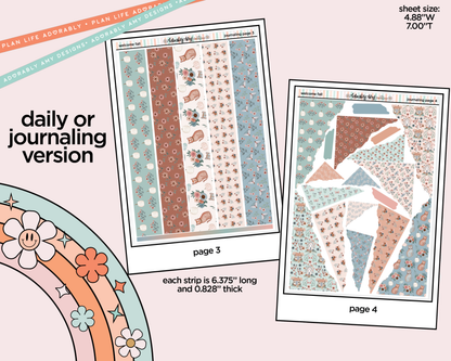 Journaling and Daily Planning Welcome Fall Planner Sticker Kit