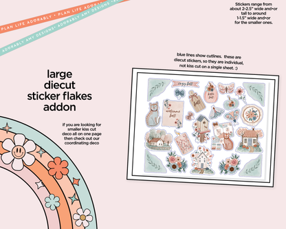 Journaling and Daily Planning Welcome Fall Planner Sticker Kit