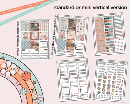 Vertical Welcome Fall Collection Kit for Vertical Standard Size Planners or Insert