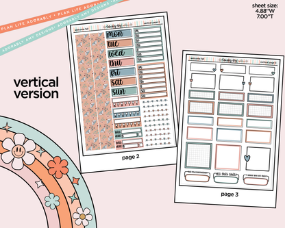 Vertical Welcome Fall Collection Kit for Vertical Standard Size Planners or Insert