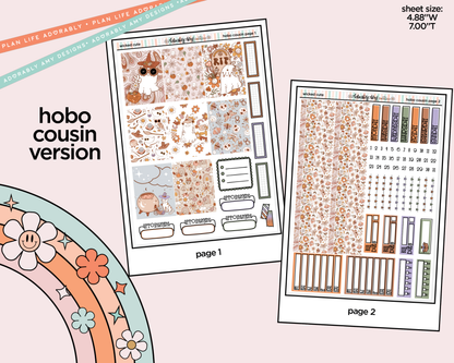 Hobonichi Cousin Weekly Wicked Cute Planner Sticker Kit for Hobo Cousin or Similar Planners