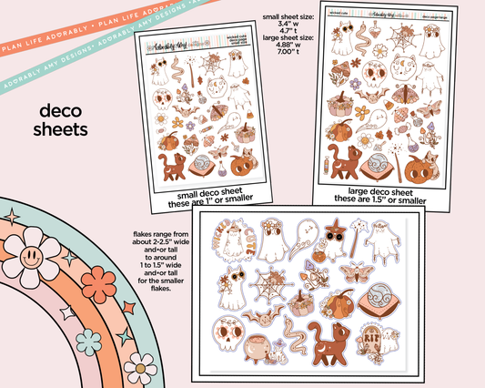 Wicked Cute Weekly Kit Deco Pages - All Sizes