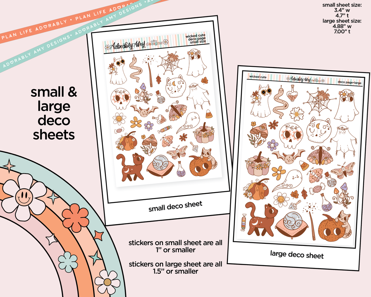 Wicked Cute Weekly Kit Deco Pages - All Sizes