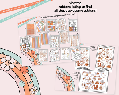Vertical Wicked Cute Collection Kit for Vertical Standard Size Planners or Insert