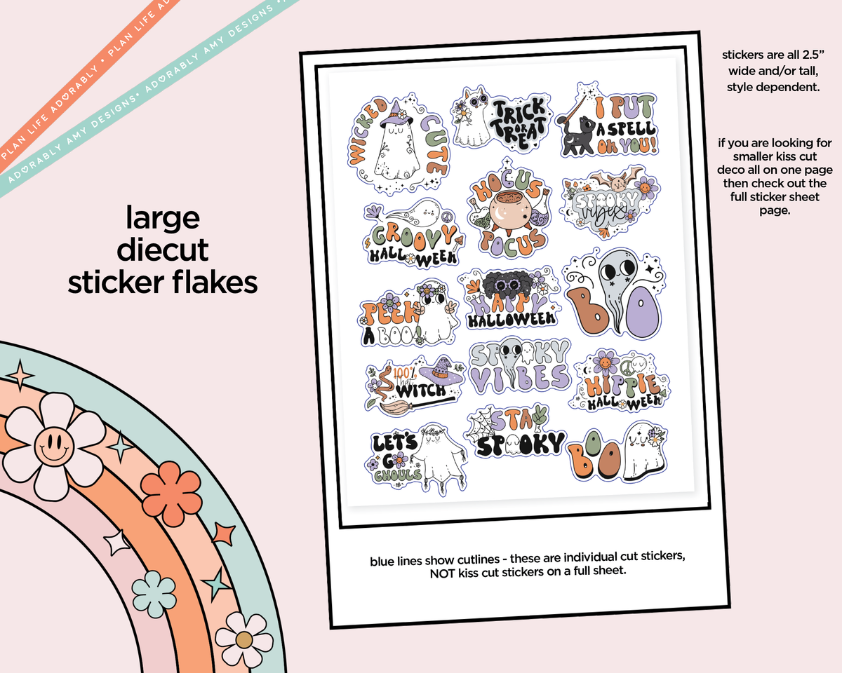 Wicked Cute Typography Sampler Planner Stickers