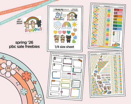 Winter 2026 PBC Sale Freebies