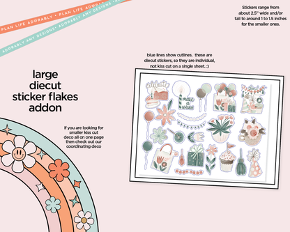 Make a Wish! Birthday Themed Weekly Kit Deco Pages - All Sizes - Adorably Amy Designs