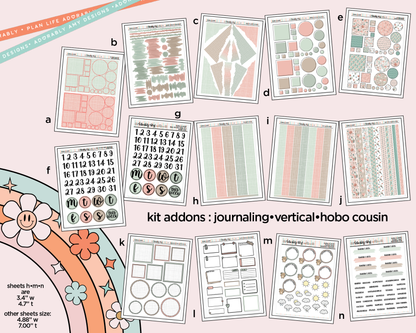Make a Wish! Birthday Themed Weekly Kit Addons - All Sizes - Strips, Smears and More! - Adorably Amy Designs