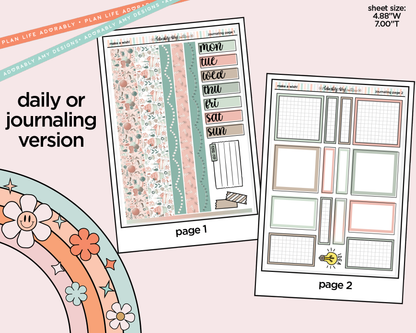 Journaling and Daily Planning Make a Wish! Birthday Themed Planner Sticker Kit