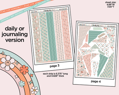 Journaling and Daily Planning Make a Wish! Birthday Themed Planner Sticker Kit