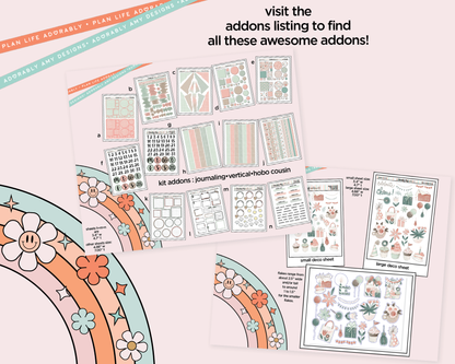 Journaling and Daily Planning Make a Wish! Birthday Themed Planner Sticker Kit