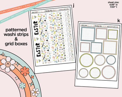 Rabbit Rabbit Easter Themed Weekly Kit Addons - All Sizes - Strips, Smears and More! - Adorably Amy Designs