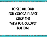 Foiled Oversized Text - Fuck It List Large Text Planner Stickers