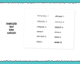 Oversized Text - Pool Time Large Text Planner Stickers