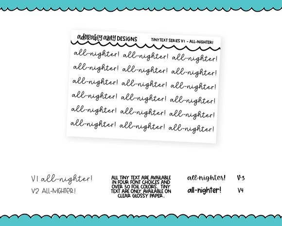 Foiled Don't Wish For It Planner Stickers for any Planner or Insert –  Adorably Amy Designs