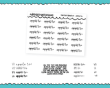 Foiled Tiny Text Series - Apple TV+ Checklist Size Planner Stickers for any Planner or Insert
