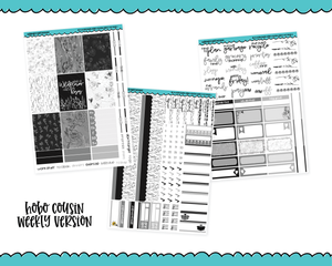 Hobonichi Cousin Weekly Be A Wildflower Planner Sticker Kit for Hobo Cousin or Similar Planners