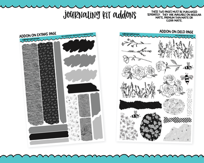 Journaling Kit - Be a Wildflower Planner Sticker Kit