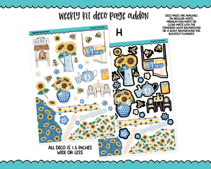 Bee Happy Weekly Kit Addons - All Sizes - Deco, Smears and More!