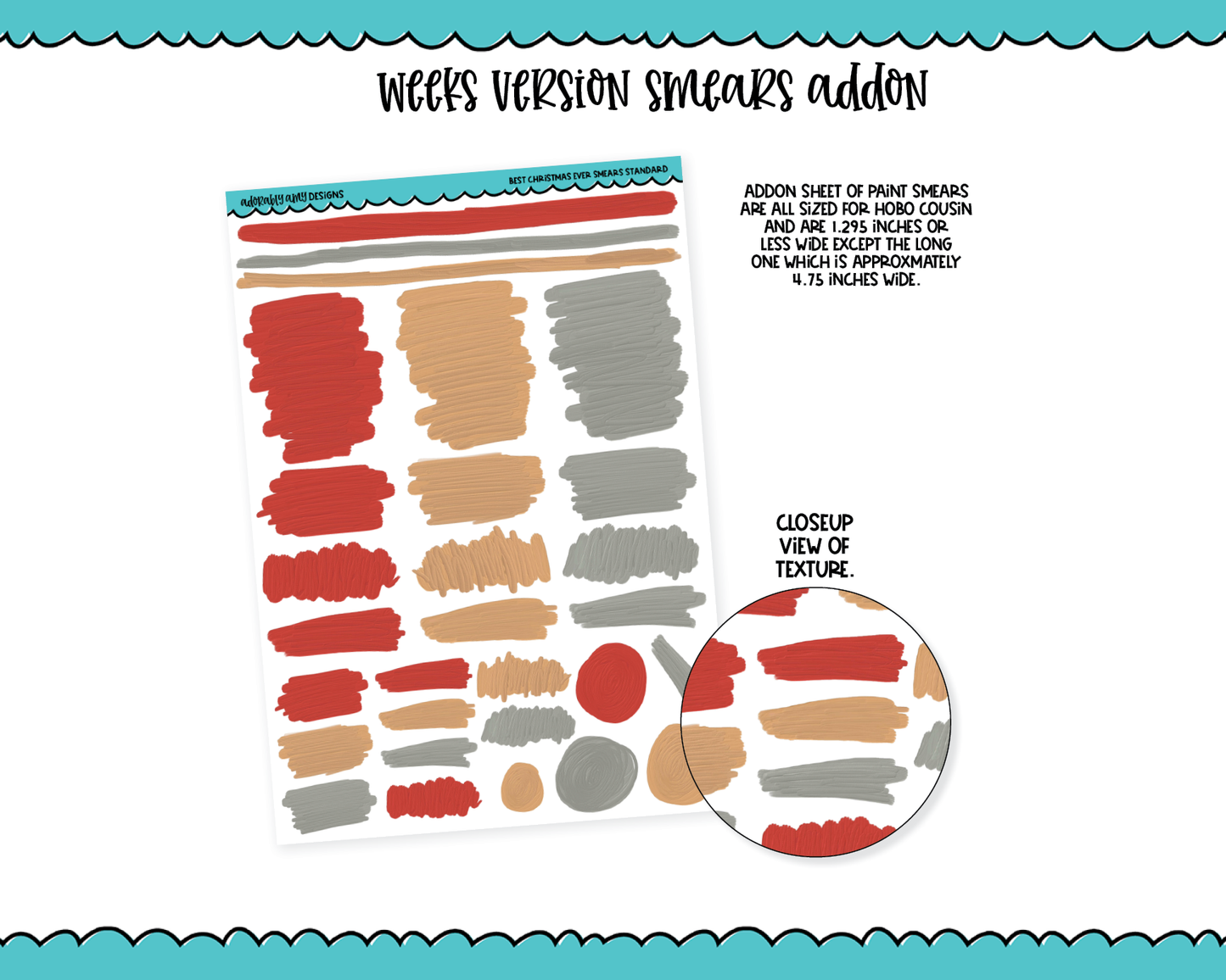 Mini B6/Weeks Best Christmas Ever Holiday Themed Weekly Planner Sticker Kit sized for ANY Vertical Insert