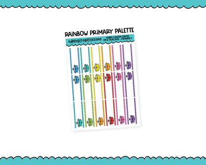 Hobo Cousin Rainbow Shipment Tracker Reminder Planner Stickers for Hobo Cousin or any Planner or Insert