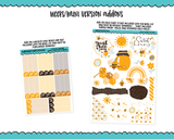 Mini B6/Weeks Cute As Can Bee Weekly Planner Sticker Kit sized for ANY Vertical Insert