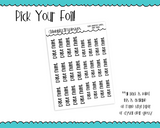Foiled Hand Lettered Date Night - Night Out Planner Stickers for any Planner or Insert