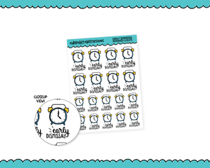 Early Dismissal Doodle Typography Planner Stickers for any Planner or Insert