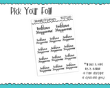 Foiled Hand Lettered Embrace Happiness Motivational Planner Stickers for any Planner or Insert - Adorably Amy Designs