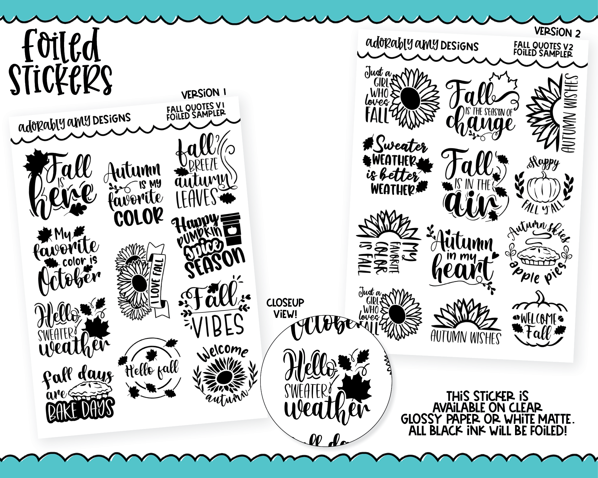Black & White QUOTE Stickers,motivational Quotes Planner Stickers