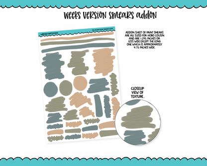 Mini B6/Weeks Full Bloom Weekly Planner Sticker Kit sized for ANY Vertical Insert
