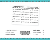 Foiled Tiny Text Series - Go to Movies Checklist Size Planner Stickers for any Planner or Insert