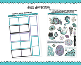 Daily Duo Happy Girls Audrey Mermaid Themed Weekly Planner Sticker Kit for Daily Duo Planner