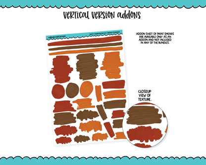 Vertical Happy Thanksgiving Day Thanksgiving Themed Planner Sticker Kit for Vertical Standard Size Planners or Inserts