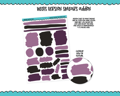 Mini B6/Weeks Haunted Halloween Themed Weekly Planner Sticker Kit sized for ANY Vertical Insert