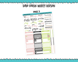 Hobonichi Cousin Weekly Hello Dino Planner Sticker Kit for Hobo Cousin or Similar Planners