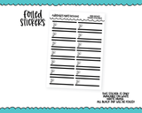 Foiled Ideas/Thoughts Reminder Tracker Boxes Planner Stickers for any Planner or Insert