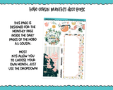 Hobonichi Cousin Monthly Pick Your Month Into the Jungle Themed Planner Sticker Kit for Hobo Cousin or Similar Planners