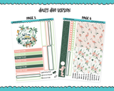 Daily Duo Into the Jungle Themed Weekly Planner Sticker Kit for Daily Duo Planner