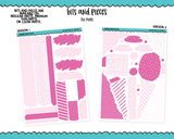 Bits & Pieces V1 & V2- Fun Kit Addons for Any Planner in 13 different Color Schemes