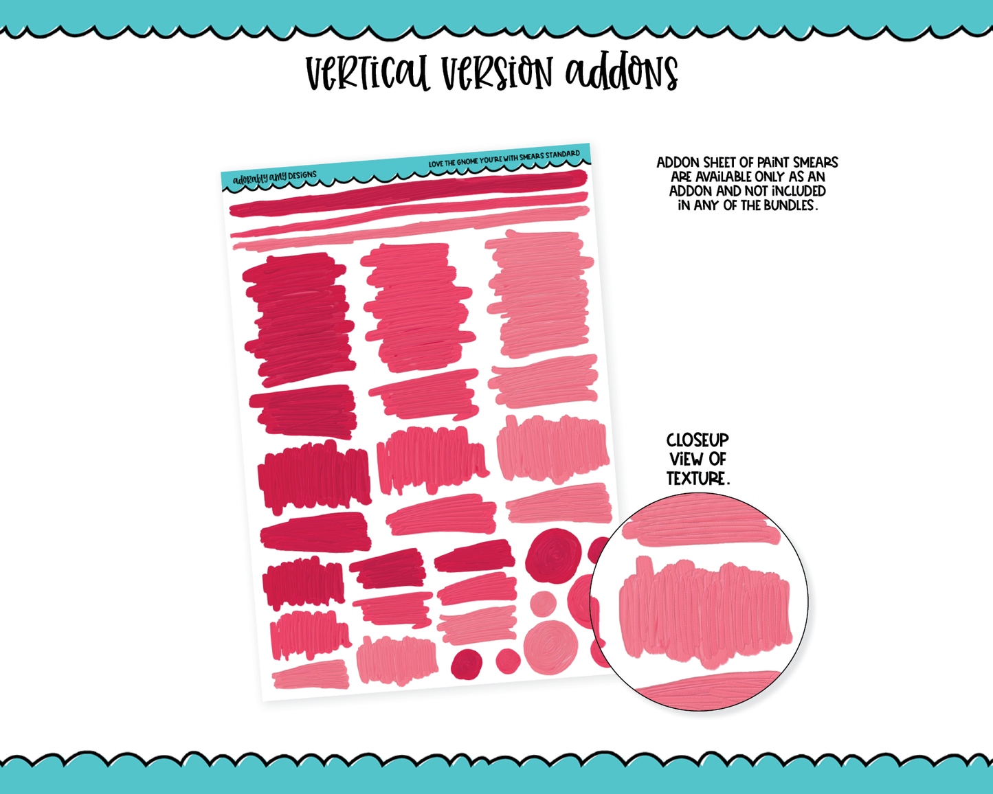 Vertical Love the Gnome You're With Valentine Holiday Themed Planner Sticker Kit for Vertical Standard Size Planners or Inserts