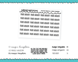 Foiled Tiny Text Series - Magic Kingdom Checklist Size Planner Stickers for any Planner or Insert